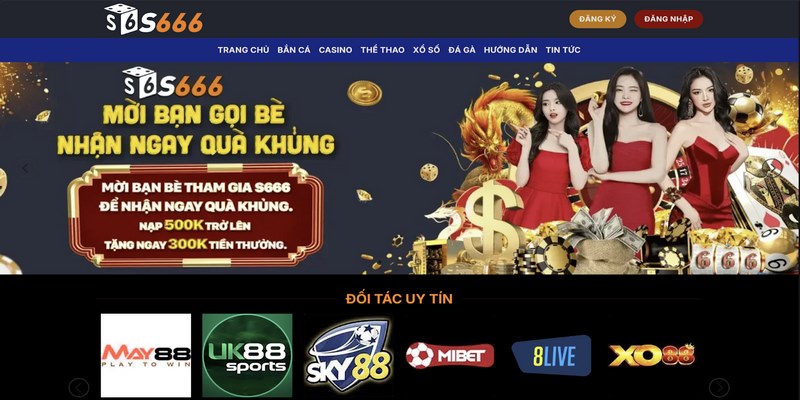 Giao diện trang web của nhà cái S666 được thiết kế đơn giản, dễ sử dụng