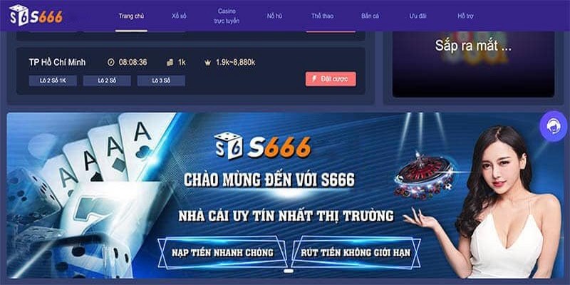 Tìm kiếm và truy cập trang web chính thức của nhà cái S666