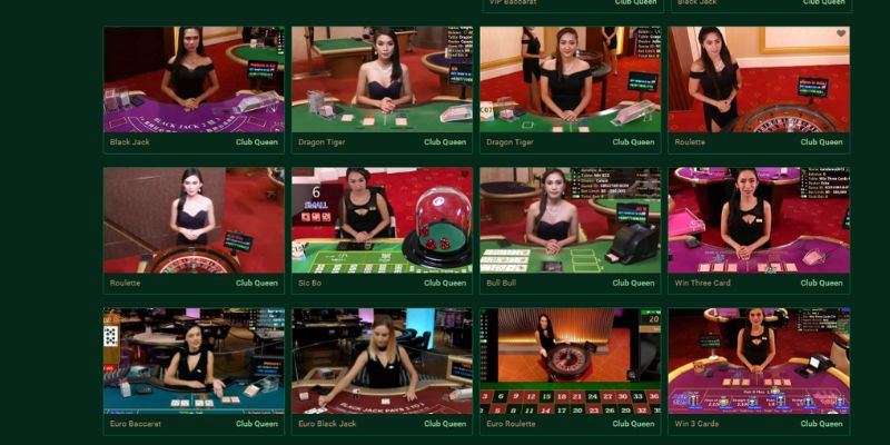 Một số tựa game Casino phải thử cùng FB88