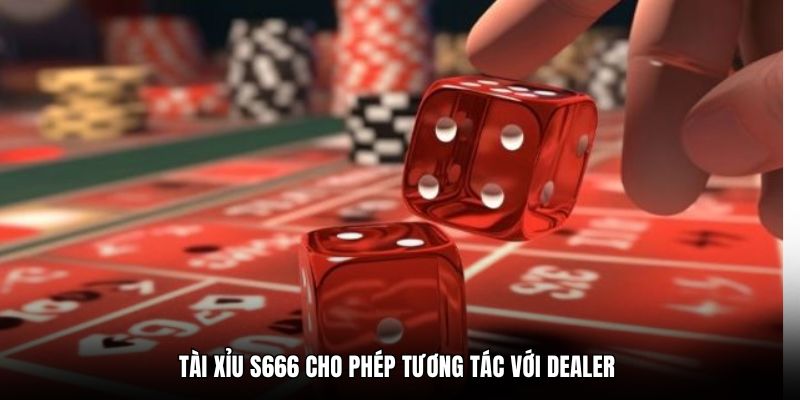 Tài Xỉu S666 cho phép tương tác với Dealer 