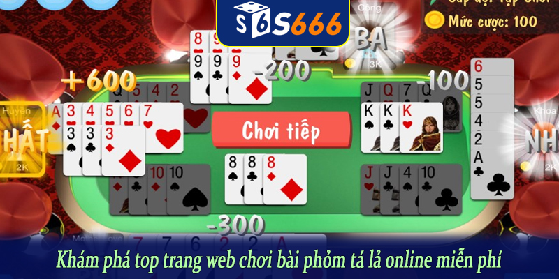Khám phá top trang web chơi bài phỏm tá lả online miễn phí