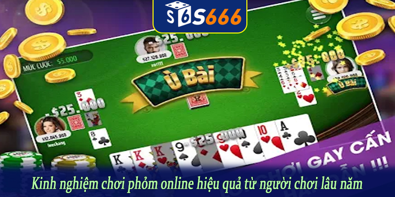 Kinh nghiệm chơi phỏm online hiệu quả từ người chơi lâu năm