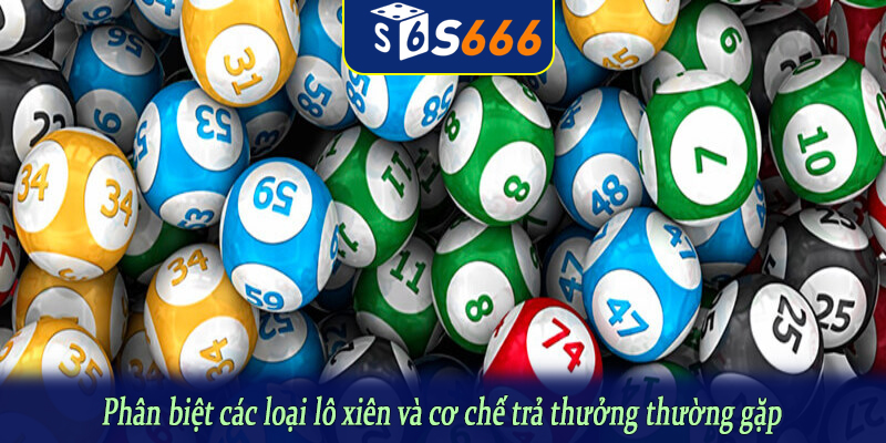 Phân biệt các loại lô xiên và cơ chế trả thưởng thường gặp