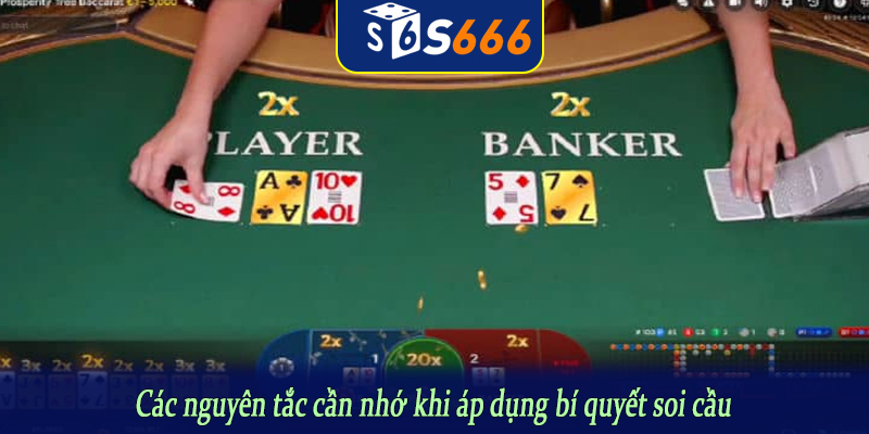 Các nguyên tắc cần nhớ khi áp dụng bí quyết soi cầu