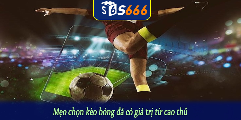 Mẹo chọn kèo bóng đá có giá trị từ cao thủ